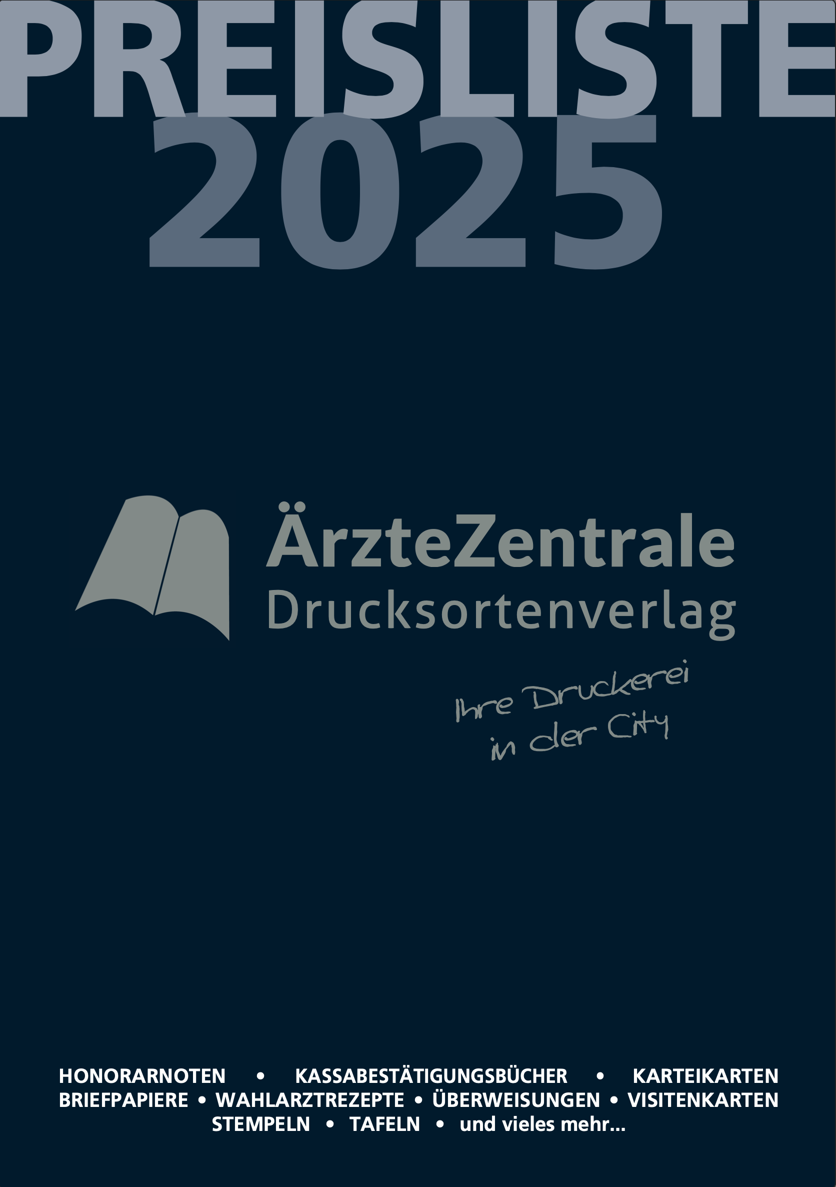 Preisliste 2025